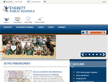 Tablet Screenshot of everettsd.org